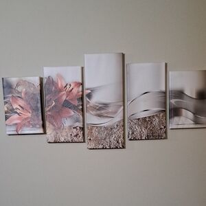 Floral Abstract Canvas Wall Art